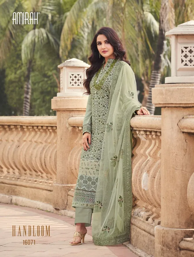 Amirah Handaloom 2 Heavy Festive Wear Wholesale Readymade Suits